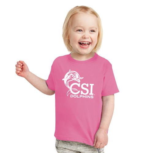 Toddler Fuchsia T Shirt-Official Logo