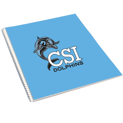 College Spiral Notebook w/Clear Coil-Official Logo
