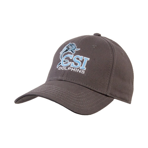 Charcoal Structured Adjustable Pro Style Hat-Official Logo