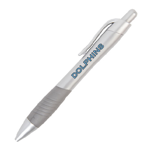 Metallic Mykonos Silver Pen-Dolphins