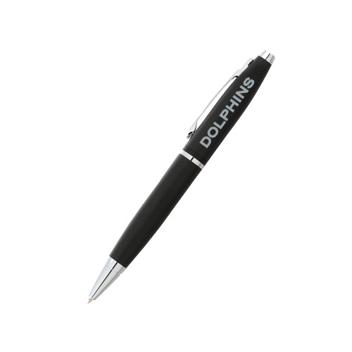 Cross Calais Matte Black Ballpoint Pen-Dolphins Engraved