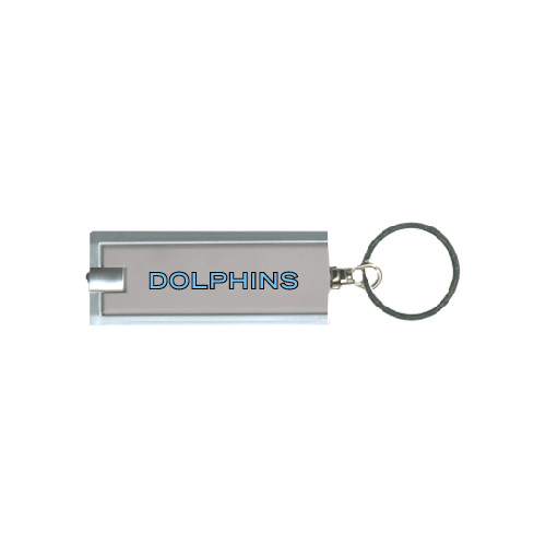 Turbo Silver Flashlight Key Holder-Dolphins