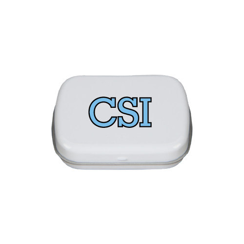 White Rectangular Peppermint Tin-CSI