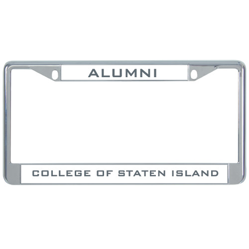 Alumni Metal License Plate Frame in Chrome-Alumni
