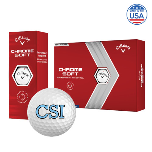 Callaway Chrome Soft Golf Balls 12/pkg-CSI