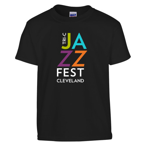  Youth Black T Shirt - Tri-C JazzFest Cleveland