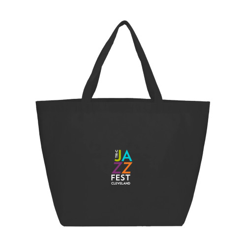  Yaya Non Woven Black Shopper Tote - Tri-C JazzFest Cleveland