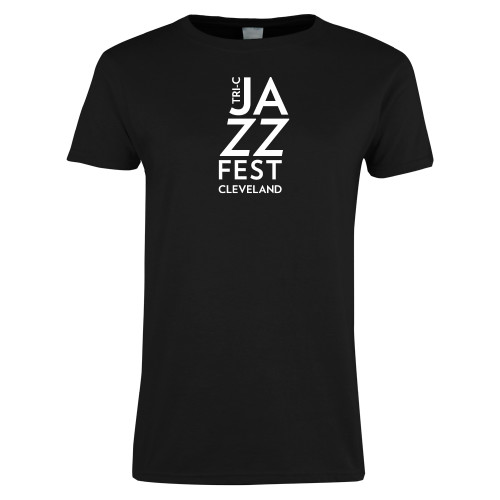 Womens Black Short Sleeve Tee - Tri-C JazzFest