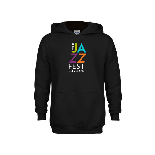  Youth Black Fleece Hoodie - Tri-C JazzFest Cleveland