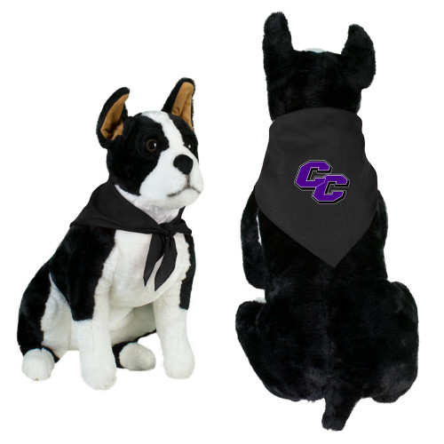  Black Pet Bandana - Curry College Primary Athletic Mark