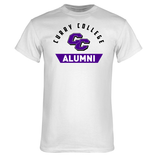  White T Shirt - Curry College Alumni
