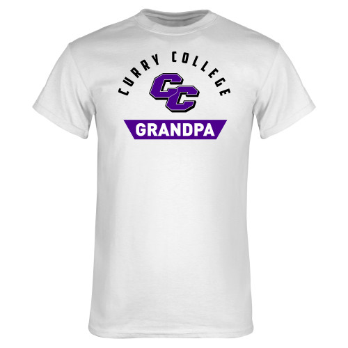  White T Shirt - Curry College Grandpa