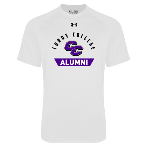  Under Armour White Tech Tee - Curry College Alumni