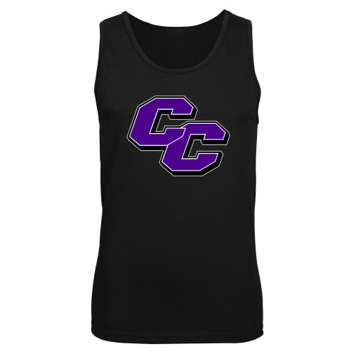  Black Tank Top - Curry College Primary Athletic Mark