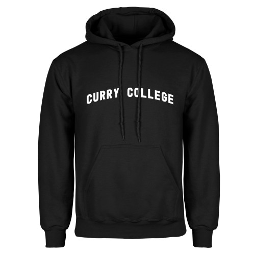 Black Fleece Hoodie - Curry College Arched Design