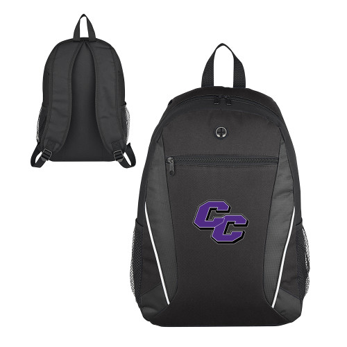  Homerun Black Computer Backpack - Curry College Primary Athletic Mark