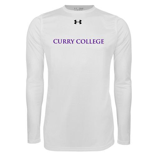 Main Image for  Under Armour White Long Sleeve Tech Tee