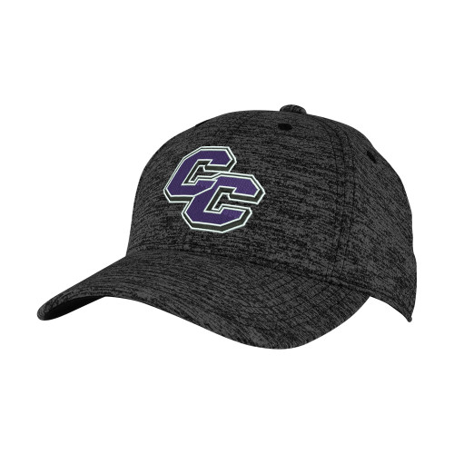  PosiCharge Charcoal/Black Electric Heather Hat - Curry College Primary Athletic Mark