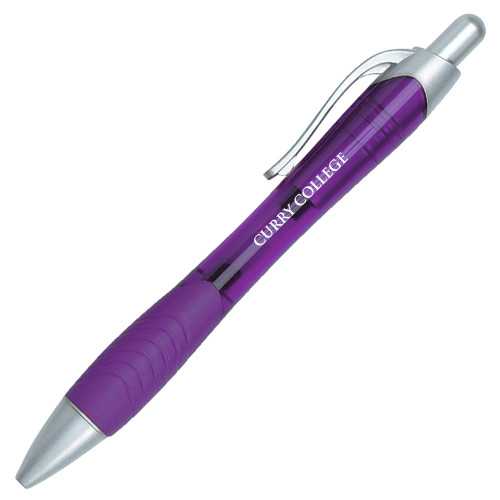  Metallic Mykonos Purple Pen - Curry College Wordmark Flat