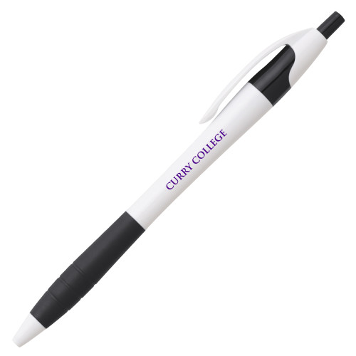  Cougar Black Pen - Curry College Wordmark Flat
