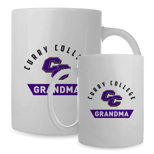  Full Color White Mug 15oz - Curry College Grandma