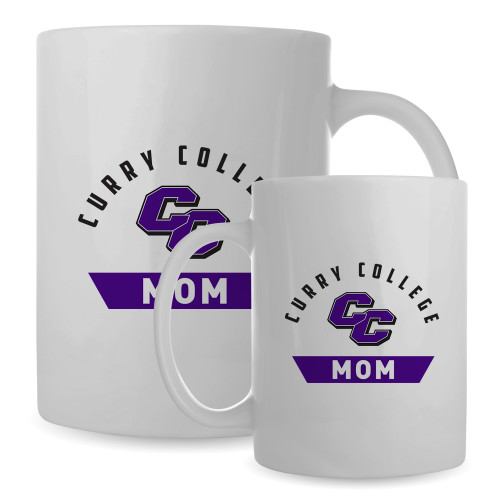  Mom Full Color White Mug 15oz - Curry College Mom