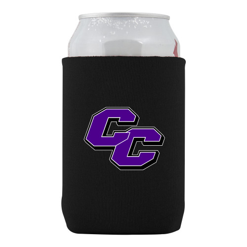  Neoprene Black Can Holder - Curry College Primary Athletic Mark