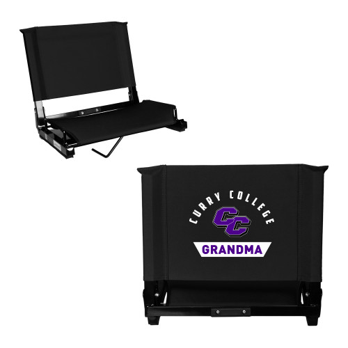  Stadium Chair Black - Curry College Grandma