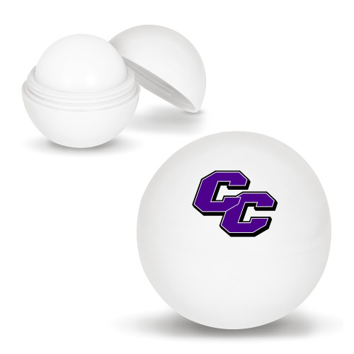  White Lip Moisturizer Ball - Curry College Primary Athletic Mark