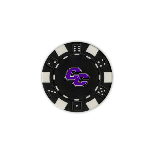  Black Game Chip - Curry College Primary Athletic Mark
