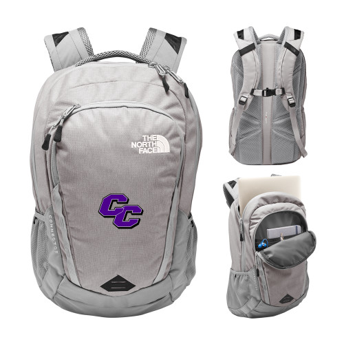 The North Face Grey Connector Backpack - Curry College Primary Athletic Mark