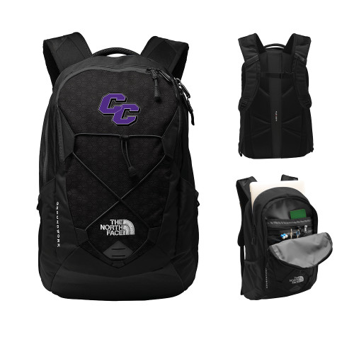  The North Face Black Groundwork Backpack - Curry College Primary Athletic Mark