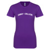Thumbnail image for  Next Level Womens Purple Boyfriend Tee