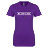 Thumbnail image for  Next Level Womens Purple Boyfriend Tee