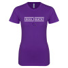 Thumbnail image for  Next Level Womens Purple Boyfriend Tee