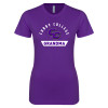 Thumbnail image for  Next Level Womens Purple Boyfriend Tee