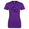Thumbnail image for  Next Level Womens Purple Boyfriend Tee