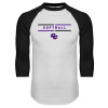 Thumbnail image for  White/Black Raglan Baseball T Shirt