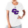 Thumbnail image for  Under Armour Womens White Charged Cotton Tee