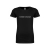 Thumbnail image for  Next Level Girls Black Fashion Fit T Shirt