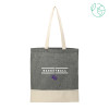 Thumbnail image for  Split Recycled Black Cotton Twill Convention Tote