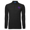 Thumbnail image for  Black Long Sleeve Polo