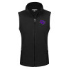 Thumbnail image for  Womens Black Fleece Full Zip Vest