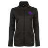 Thumbnail image for  Womens Black Heather Fleece Jacket