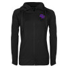 Thumbnail image for  Womens Black Sport Wick Stretch Full Zip Jacket
