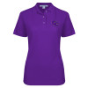 Thumbnail image for  Womens Silk Touch Purple Pique Polo