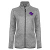 Thumbnail image for  Womens Grey Heather Fleece Jacket