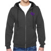 Thumbnail image for  Charcoal Fleece Full Zip Hoodie