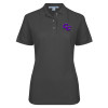 Thumbnail image for  Womens Silk Touch Charcoal Pique Polo
