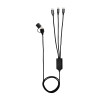 Thumbnail image for  3 Ft. 4 In 1 Black Charging Cable 2.0